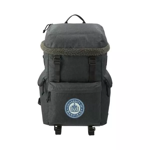 Field & Co. 7951-89- Gray- Fireside Eco 15" Computer Rucksack