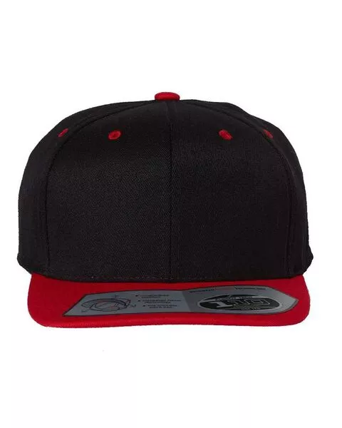 Flexfit FF110F- White- Wool Blend Flat Bill Snapback