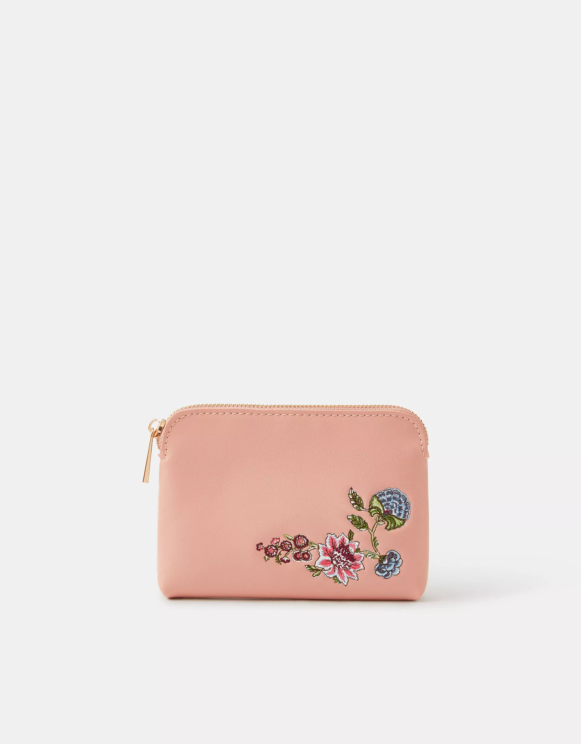 Floral Embroidered Coin Purse