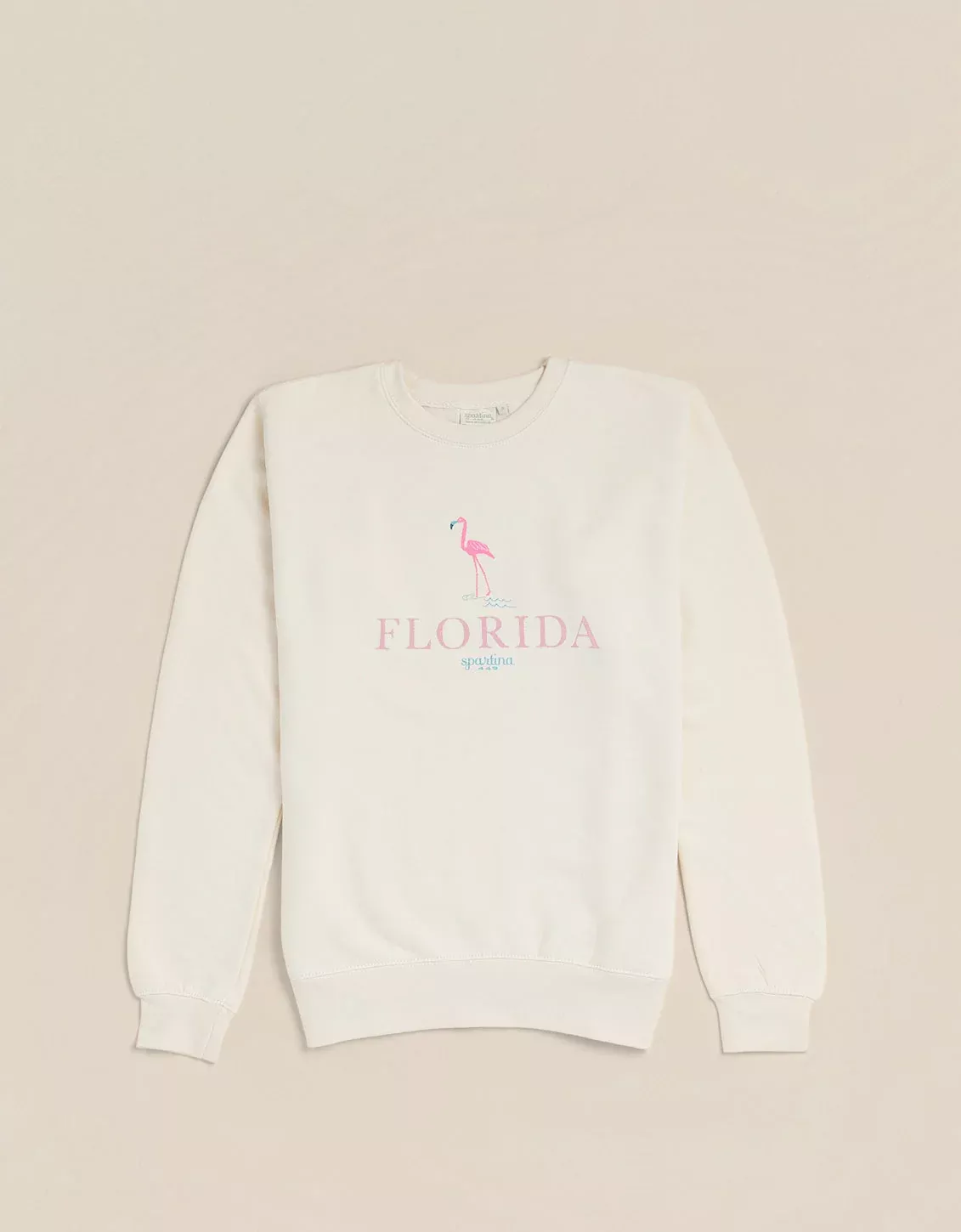 Florida Pullover Pearl White Flamingo