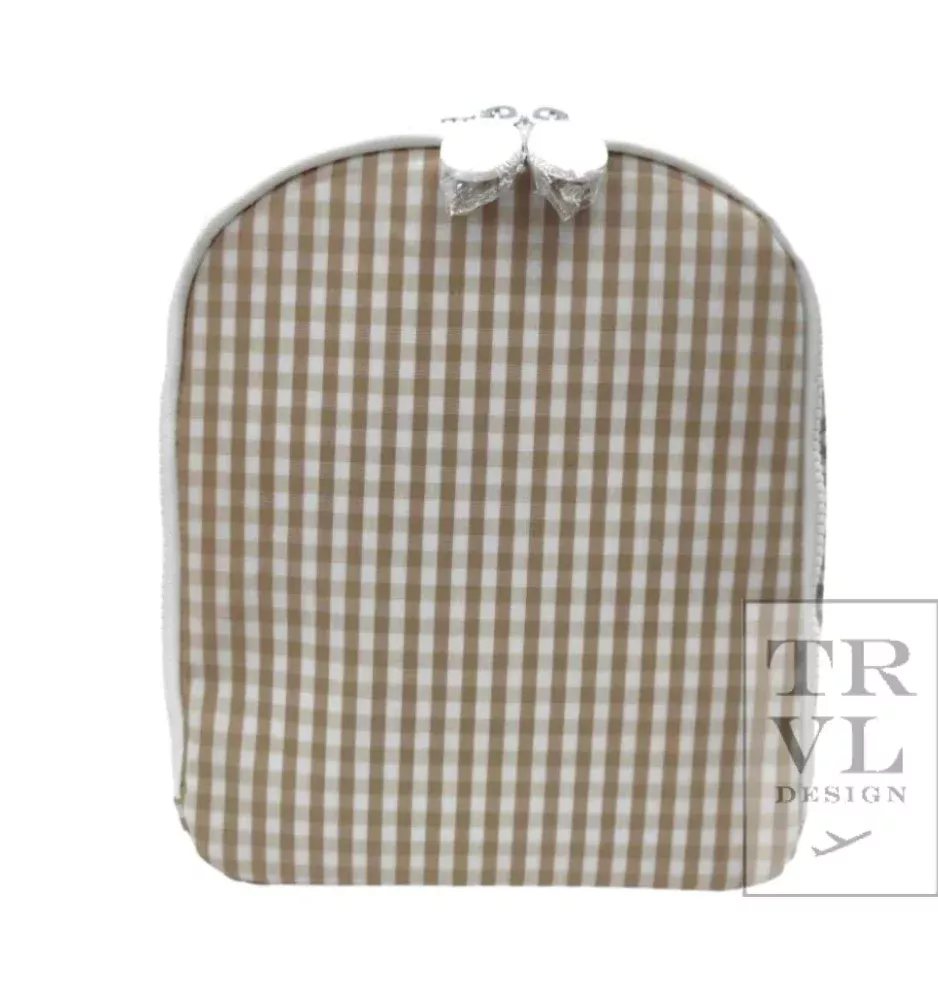 GINGHAM KHAKI BRING IT LUNCH BOX