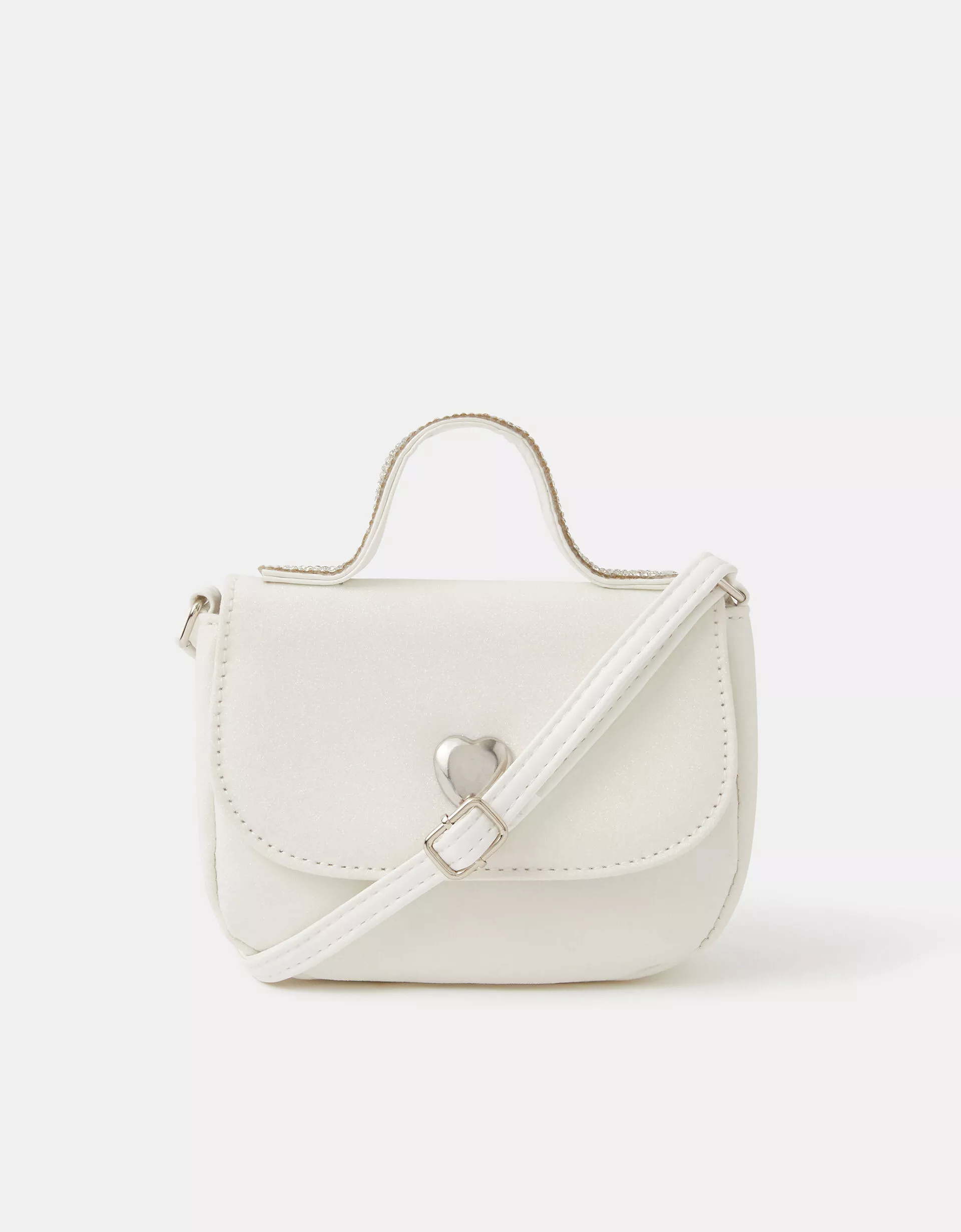 Girls Glitter Handle Crossbody Bag