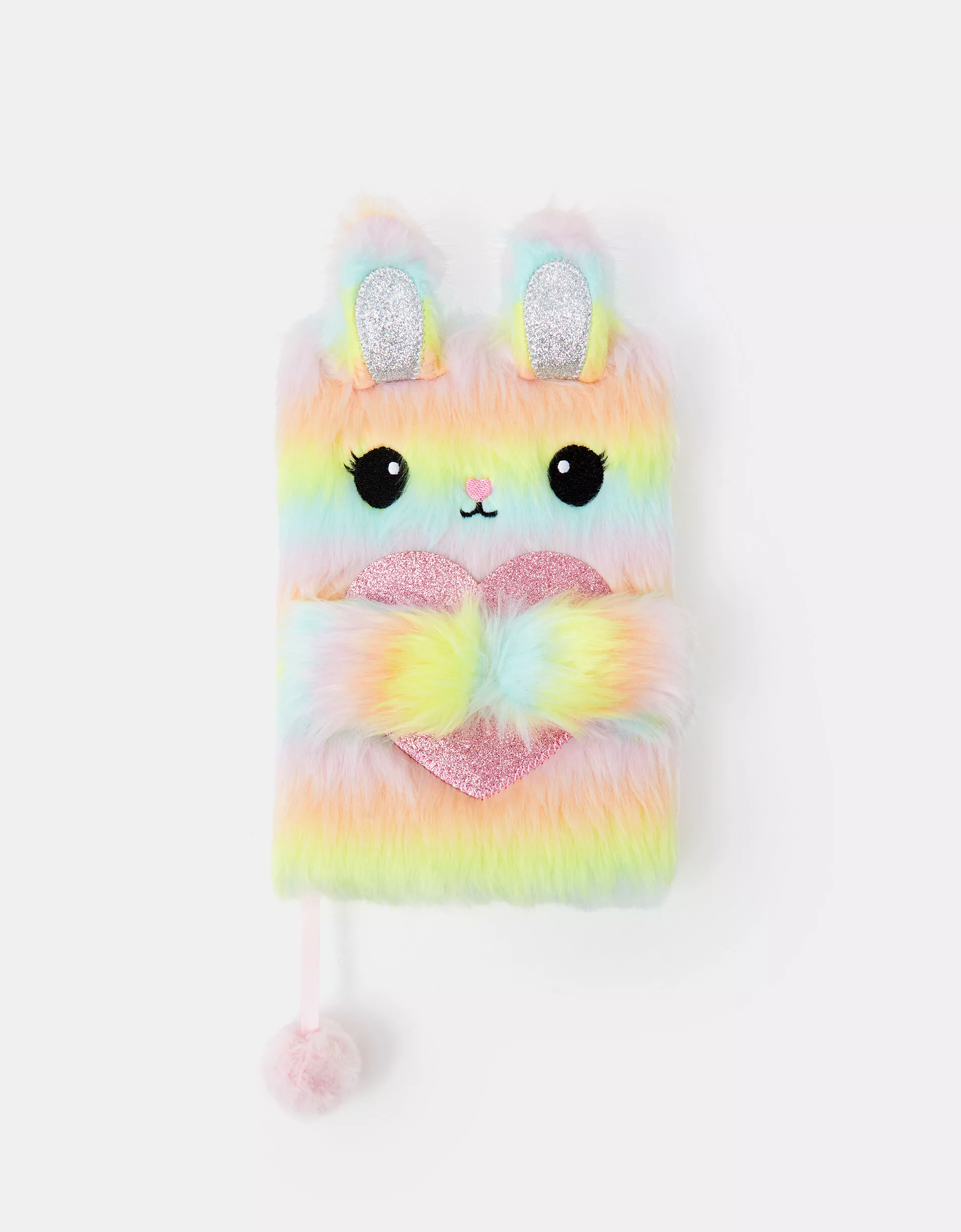 Girls Ombré Fluffy Bunny A5 Notebook
