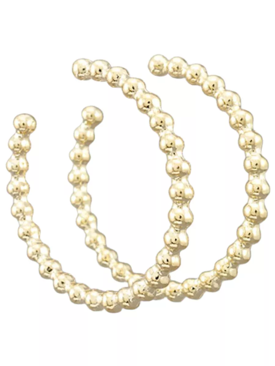 GOLD BALL OPEN HOOPS