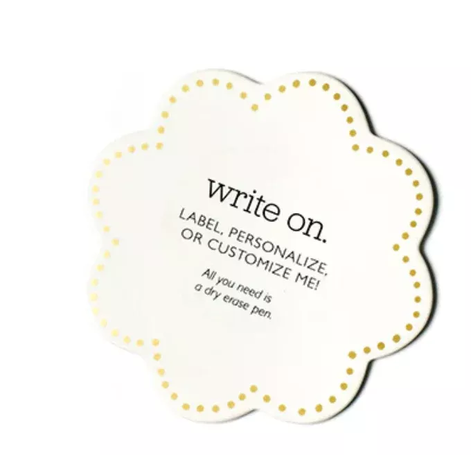 GOLD DOT WRITE ON ATTACHMENT