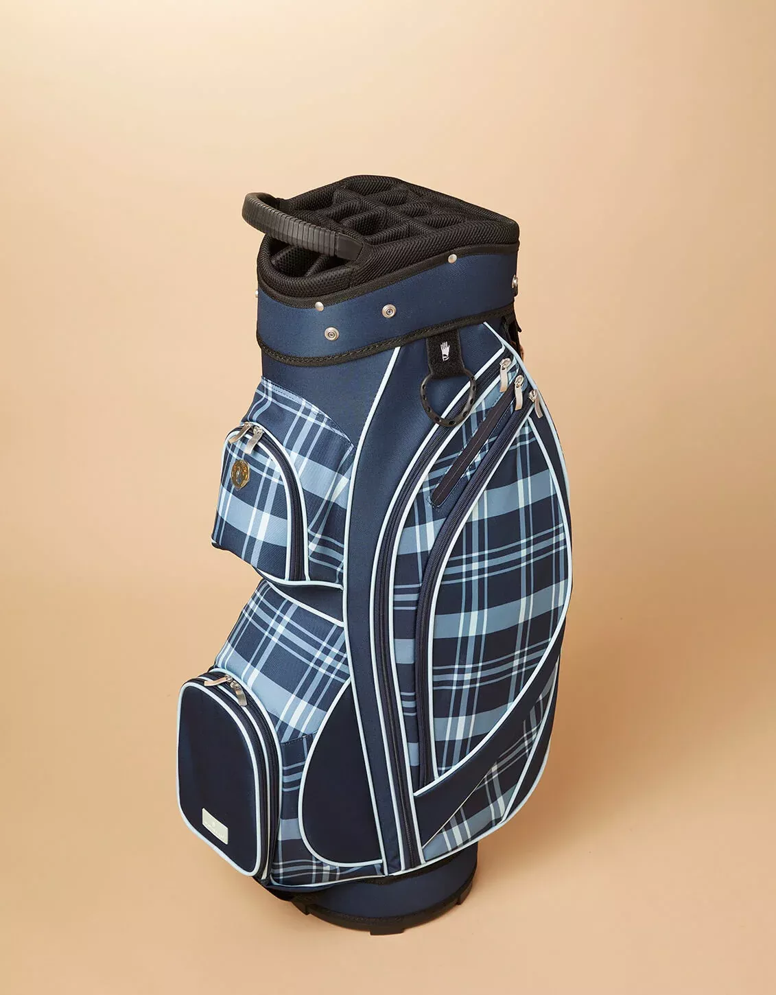 Golf Cart Bag Clara Bluestone Plaid