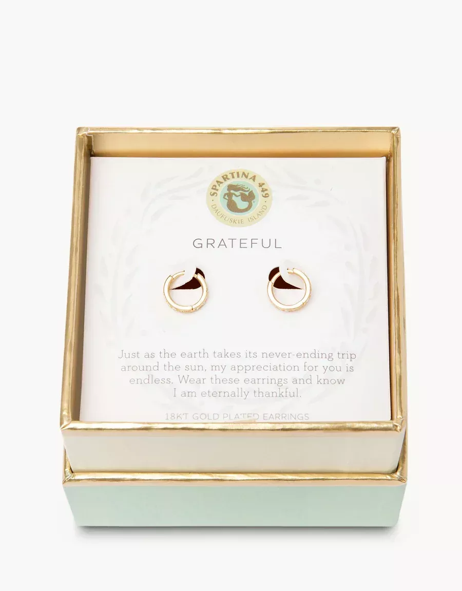 GRATEFUL/RING SEA LA VIE EARRINGS