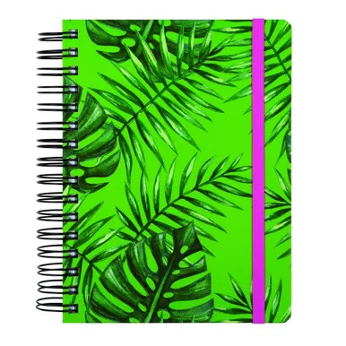 Green Palm Leaves 3 N 1 Journal