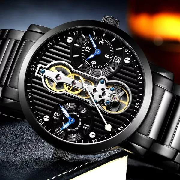 GUANQIN Black Diver Watch