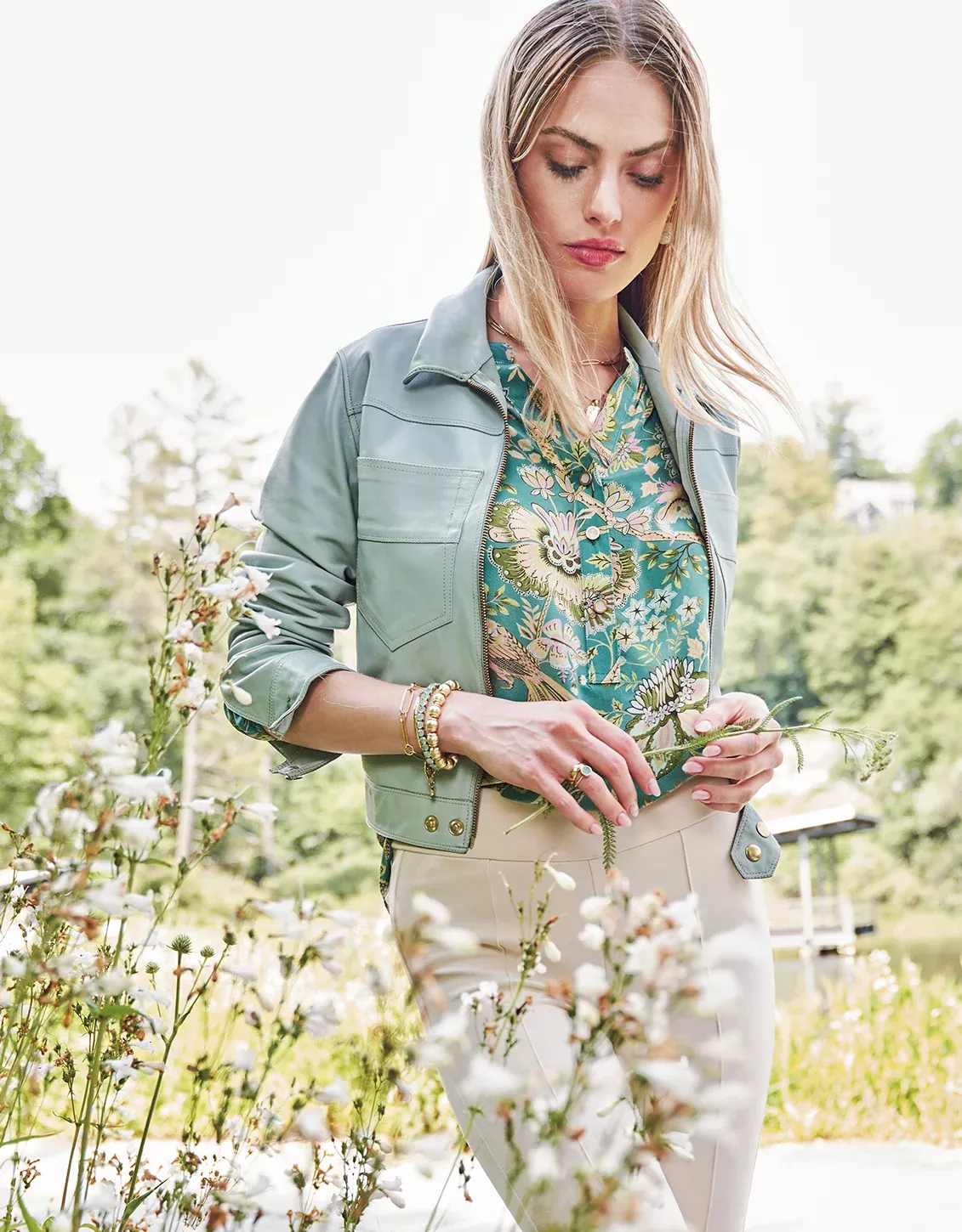 Hayden Jacket Spartina Sea Foam