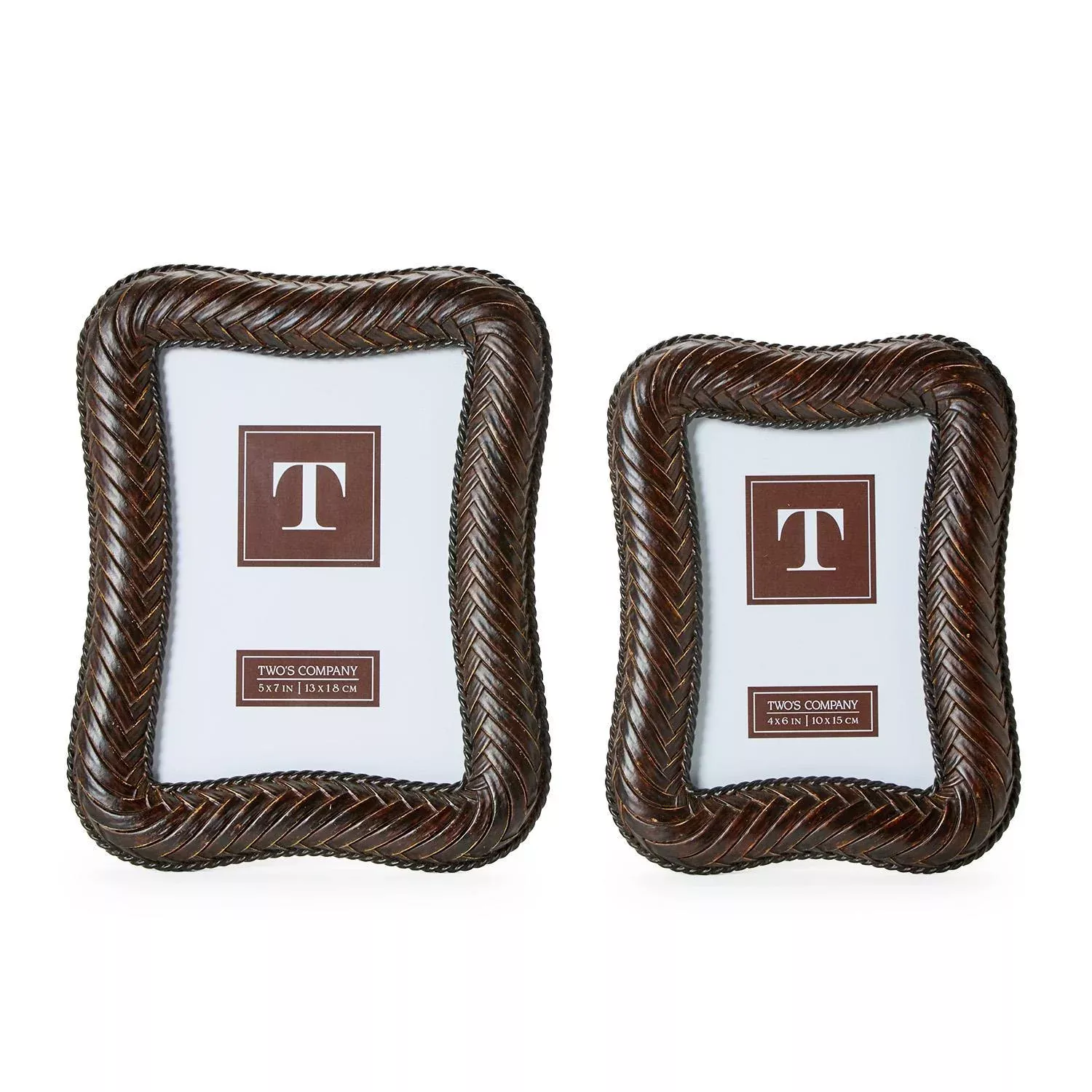 HERRINGBONE WEAVE PHOTO FRAME