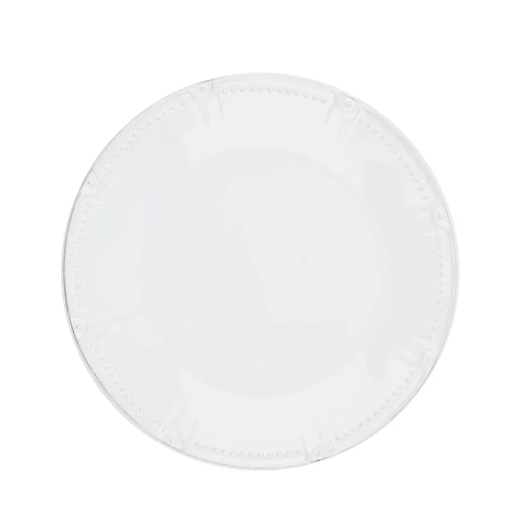 HILDEBRANDT/JOYNER: ISABELLA PURE WHITE ROUND DINNER PLATE