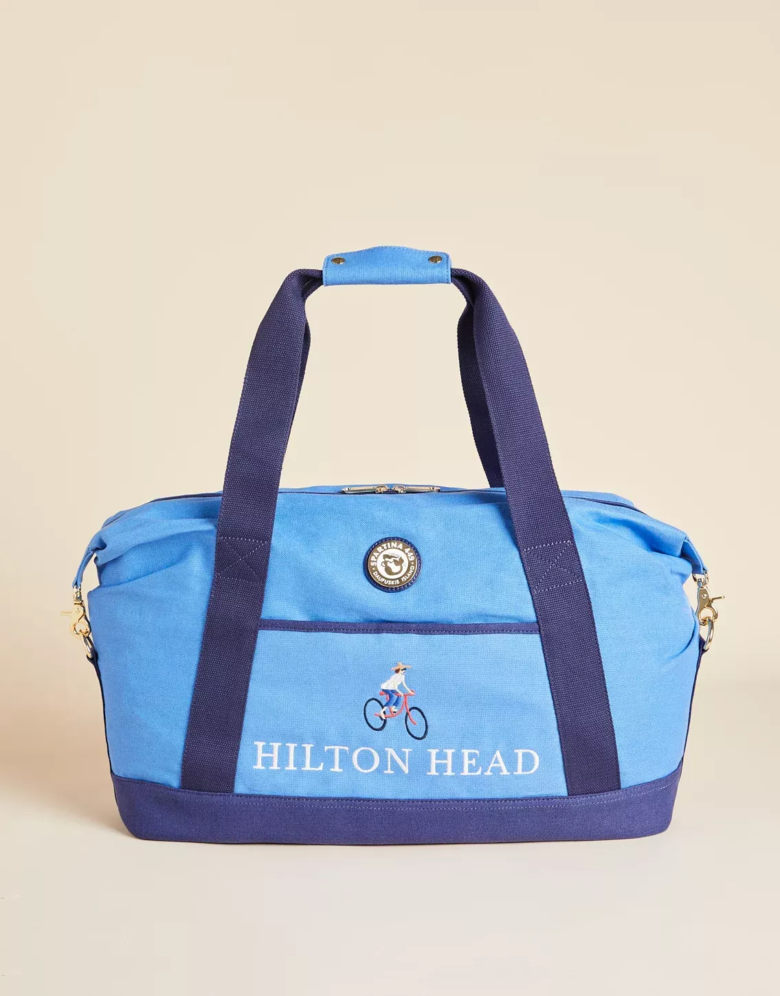 Hilton Head Blue Bicycle Duffle