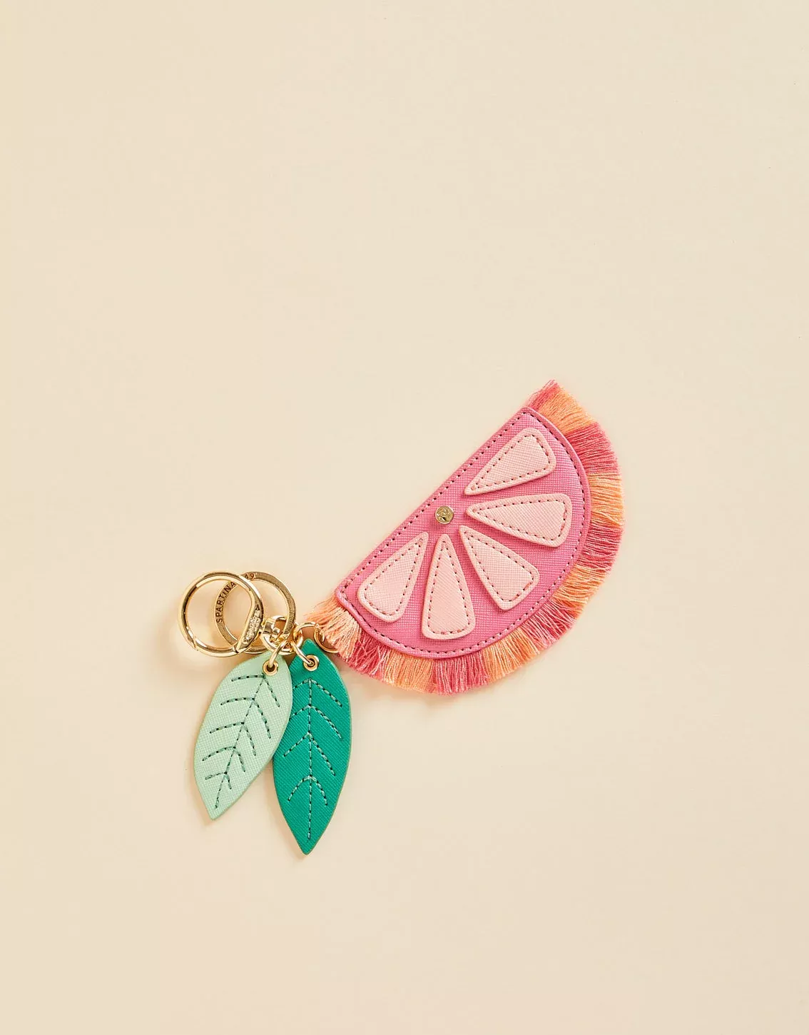 Icon Keychain Lemon/Pink