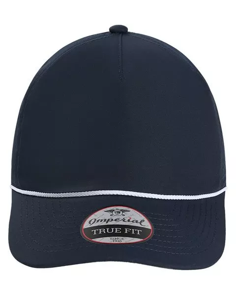 Imperial 5054U- Black/ White- The Harrison Cap