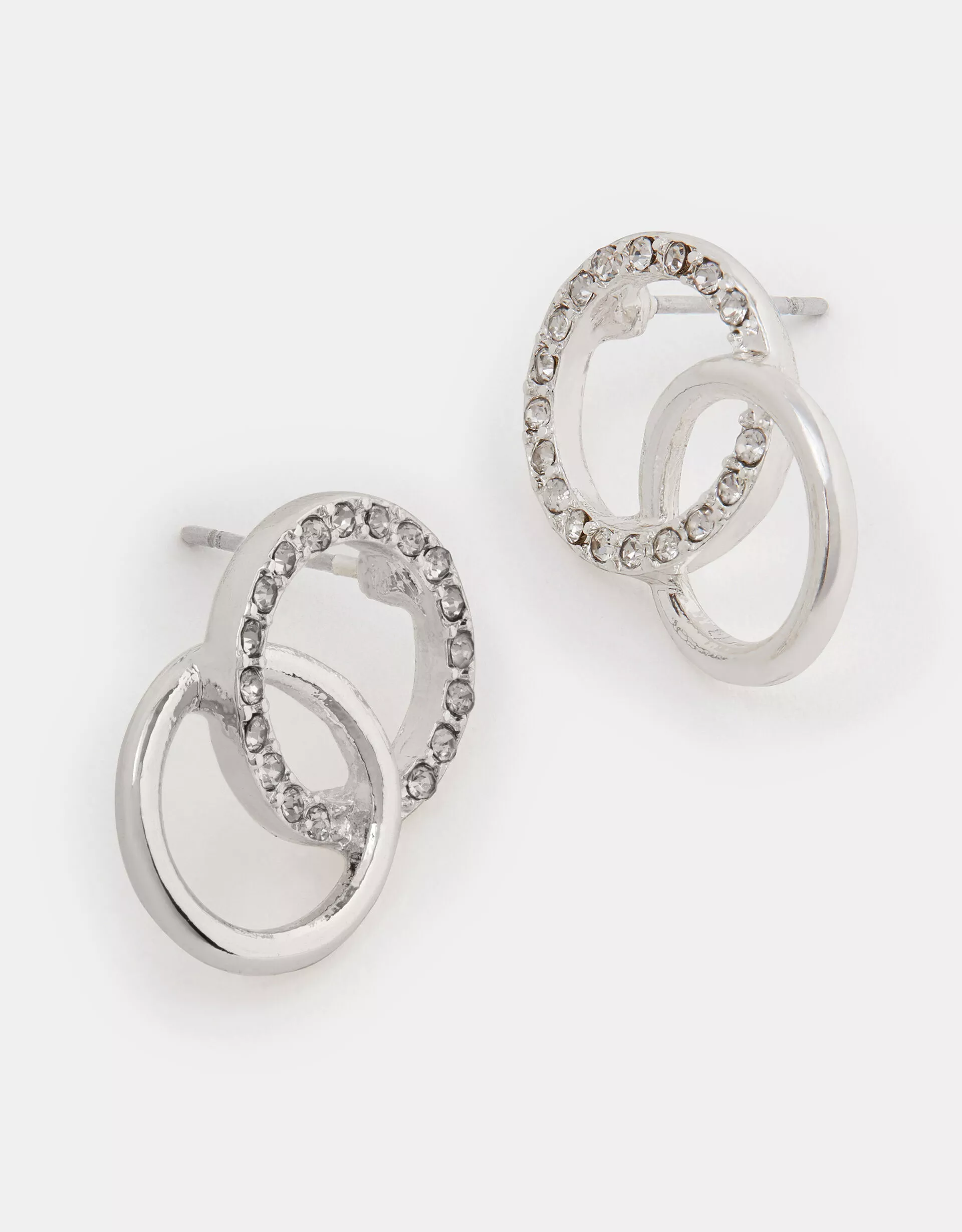 Infinity Pavé Drop Earrings