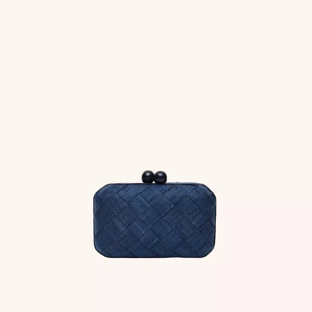 The Island Clutch - Navy