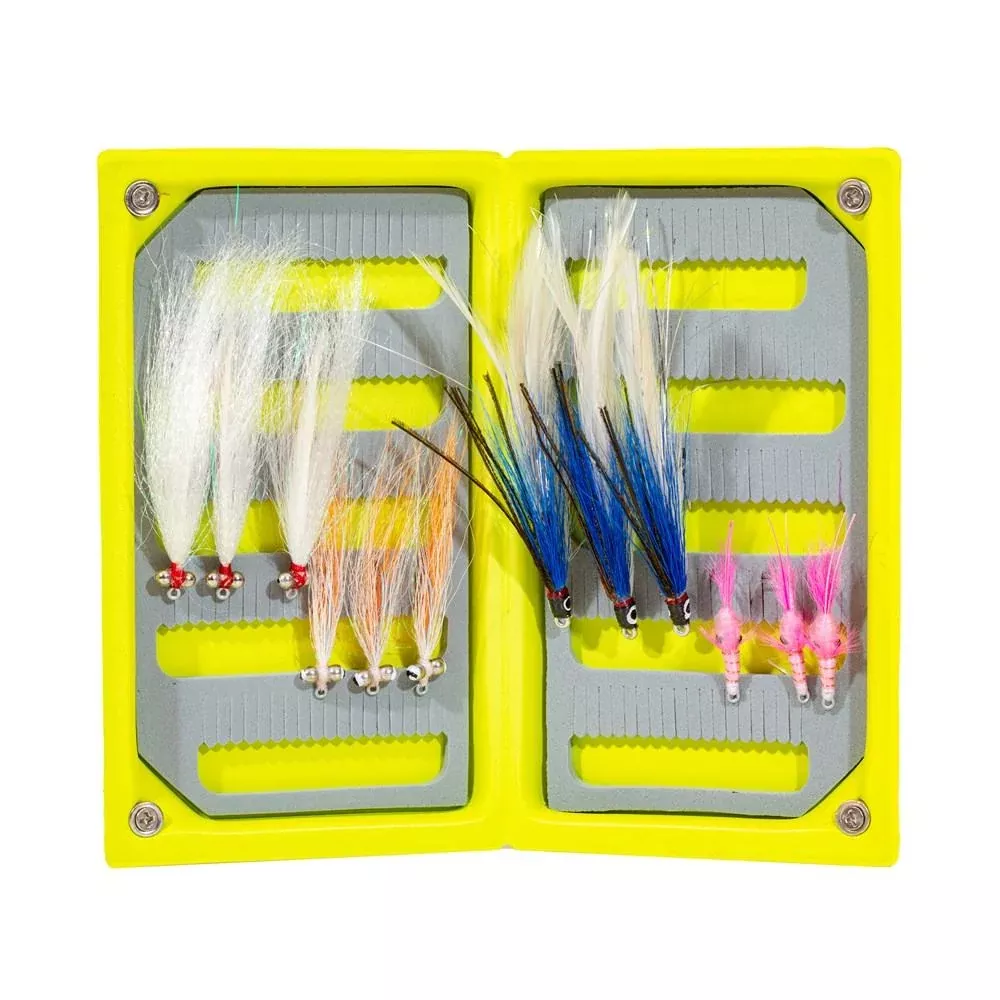 JHFLYCO Loaded Foam Fly Box - Snook Assortment