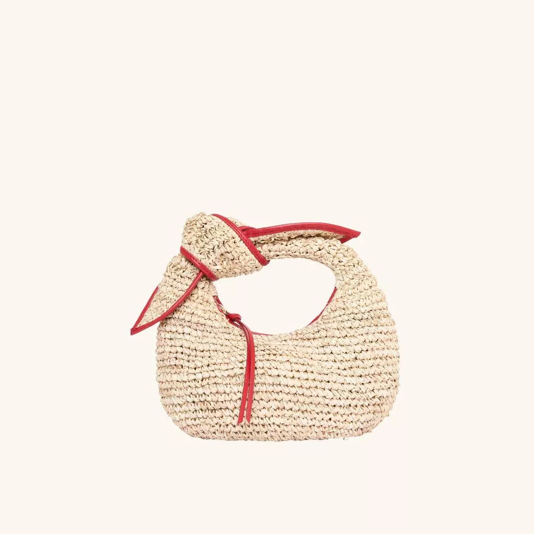 The Josie Knot Bag - Tomato