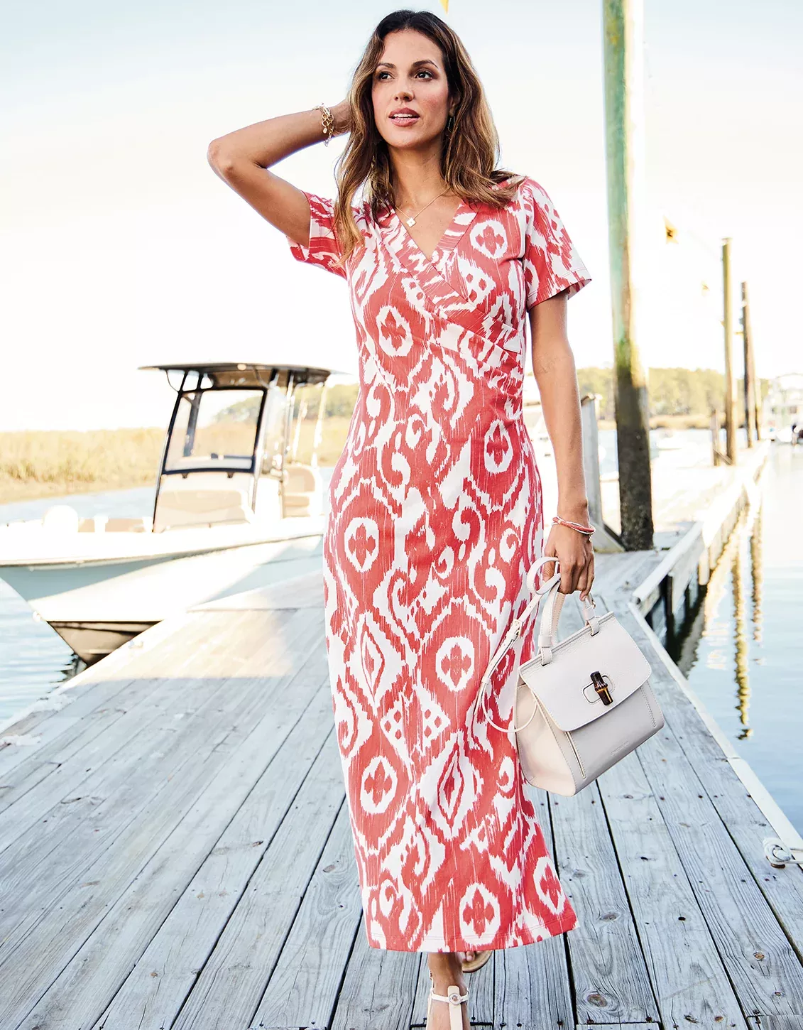 Junetta Midi Dress Richmond Hill Ikat