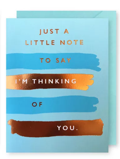 Just A Little Note Thinking Of You Card