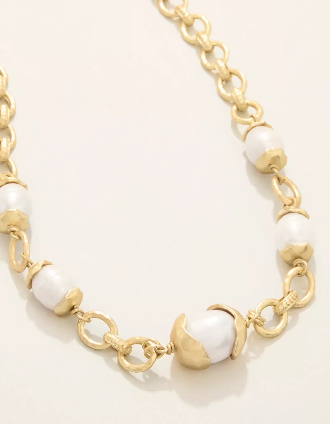 Karina Pearl Chain Necklace 18"