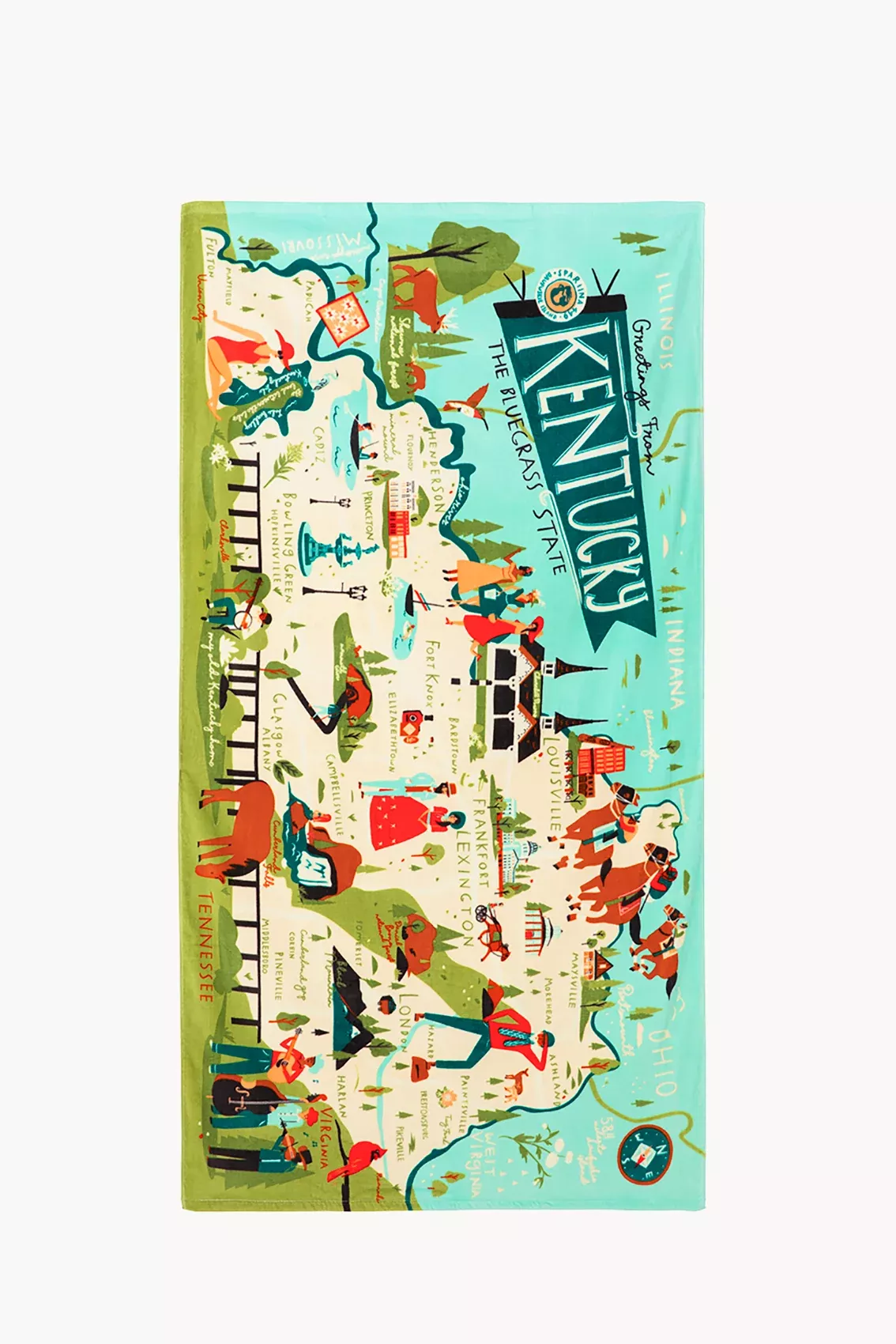 Kentucky Beach Towel