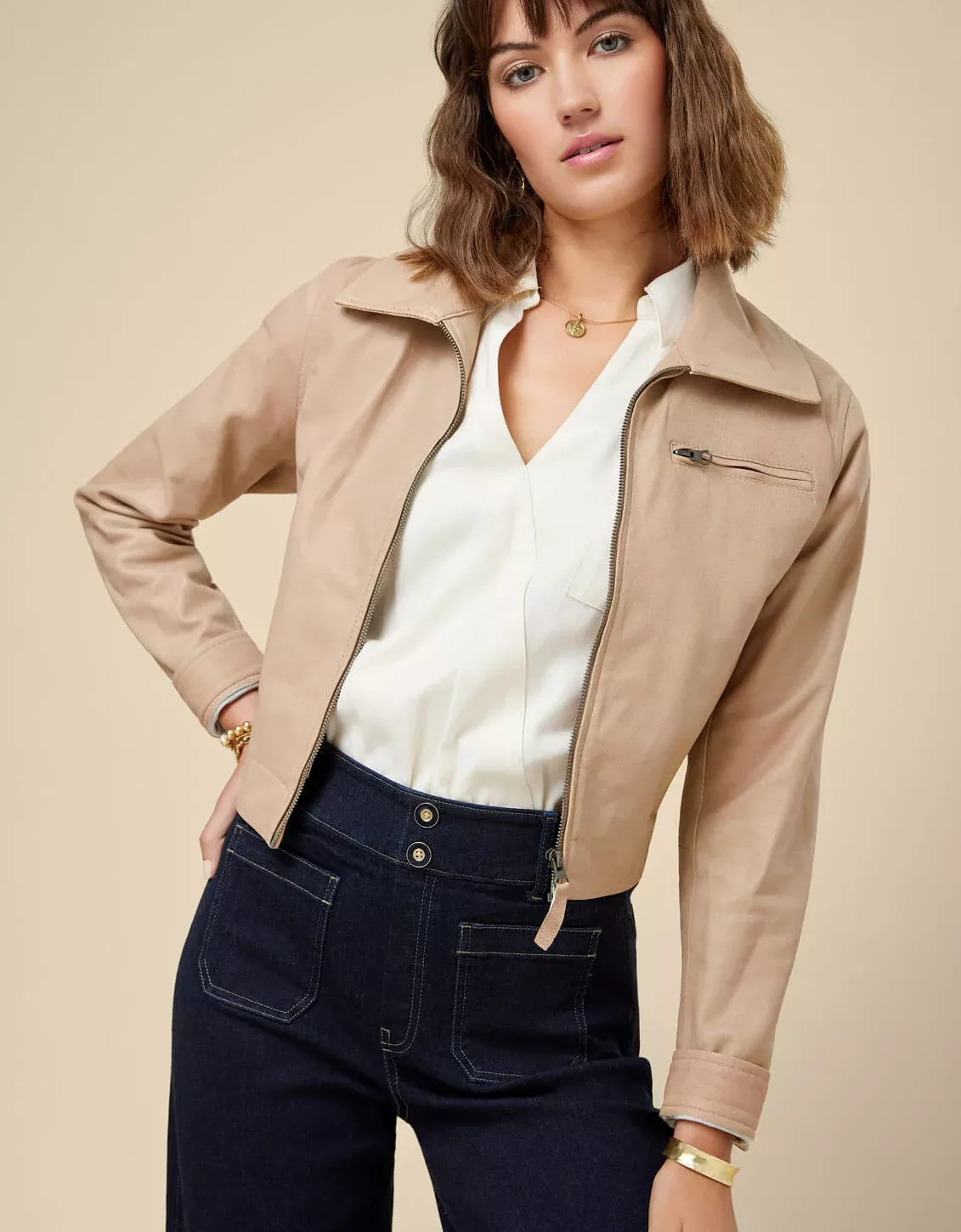 Kyle Jacket Sand