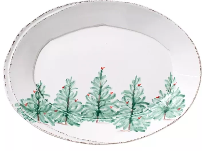 LASTRA HOLIDAY SMALL OVAL PLATTER