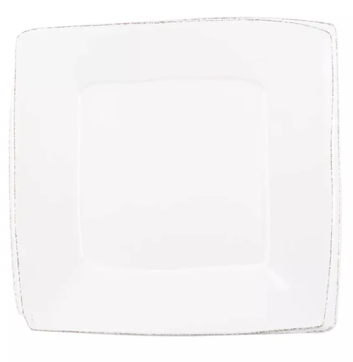 LASTRA WHITE SQUARE PLATTER