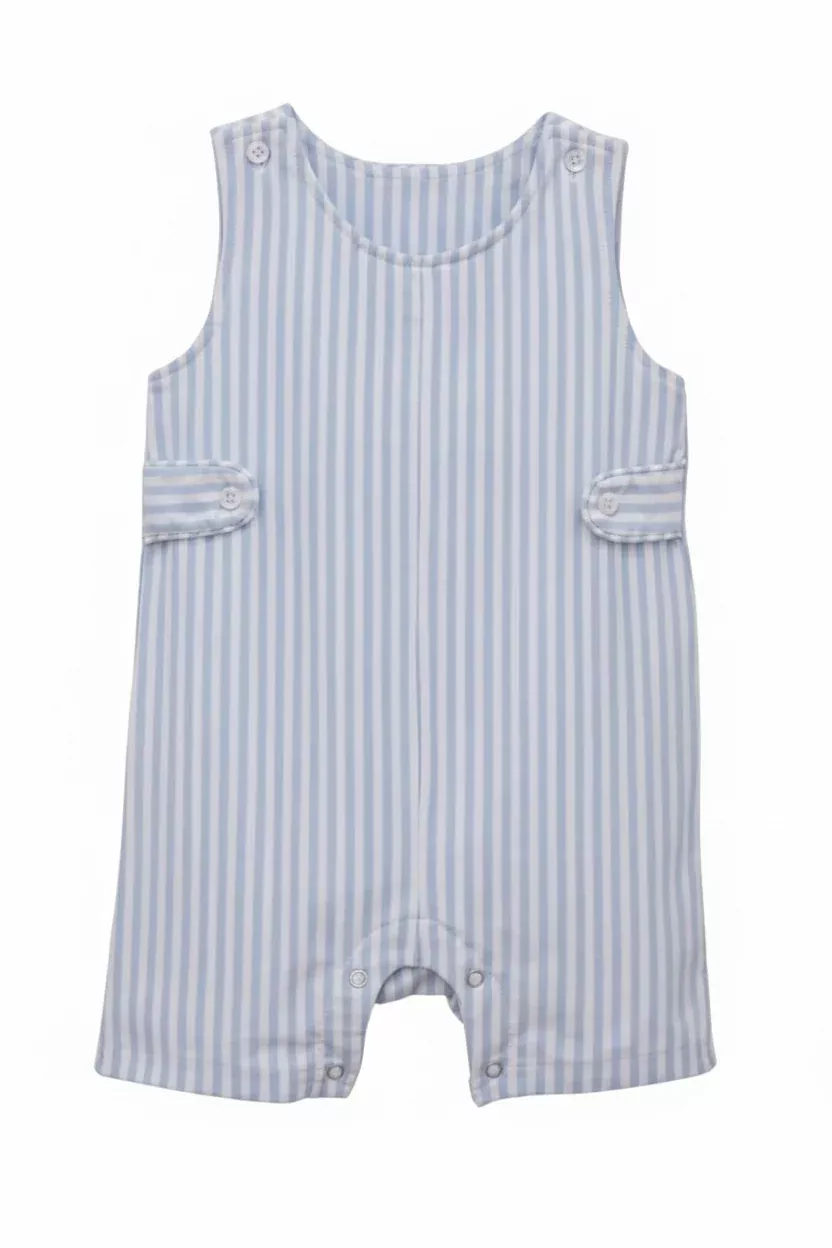 LIGHT BLUE MEDIUM STRIPE TUCKER TAB JON JON