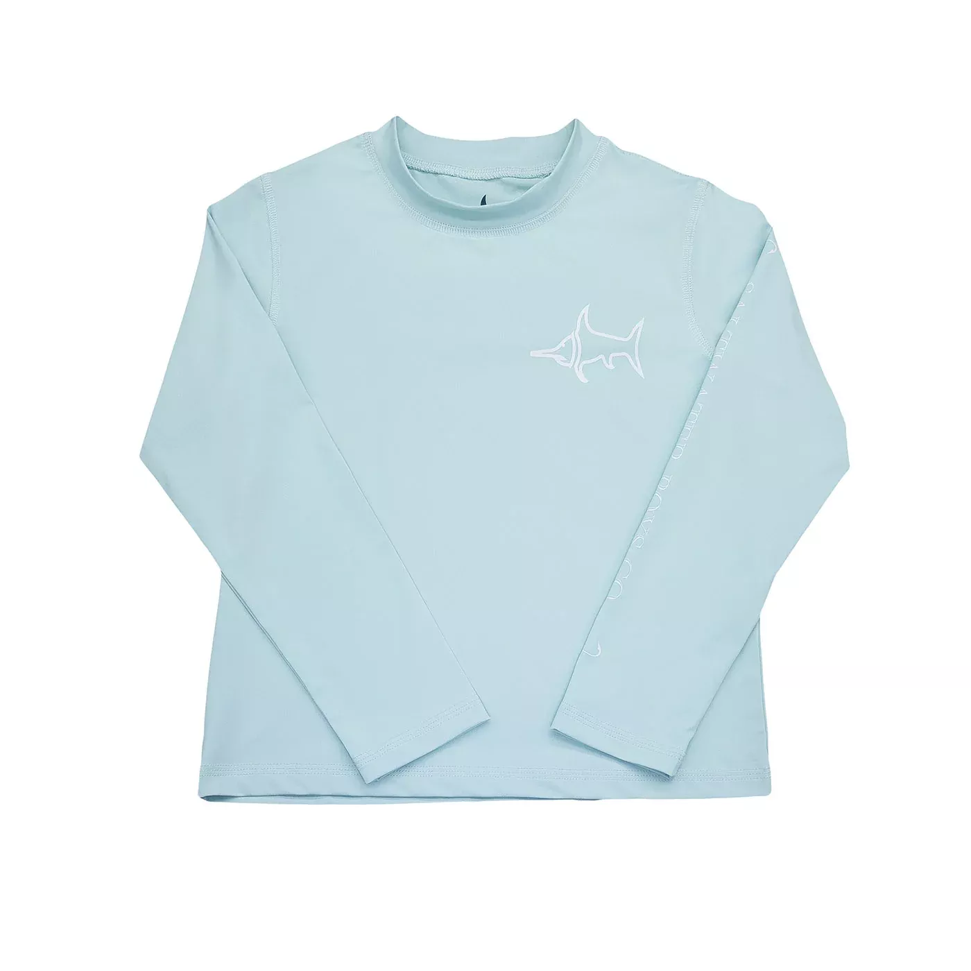 LIGHT BLUE TYBEE RASHGUARD