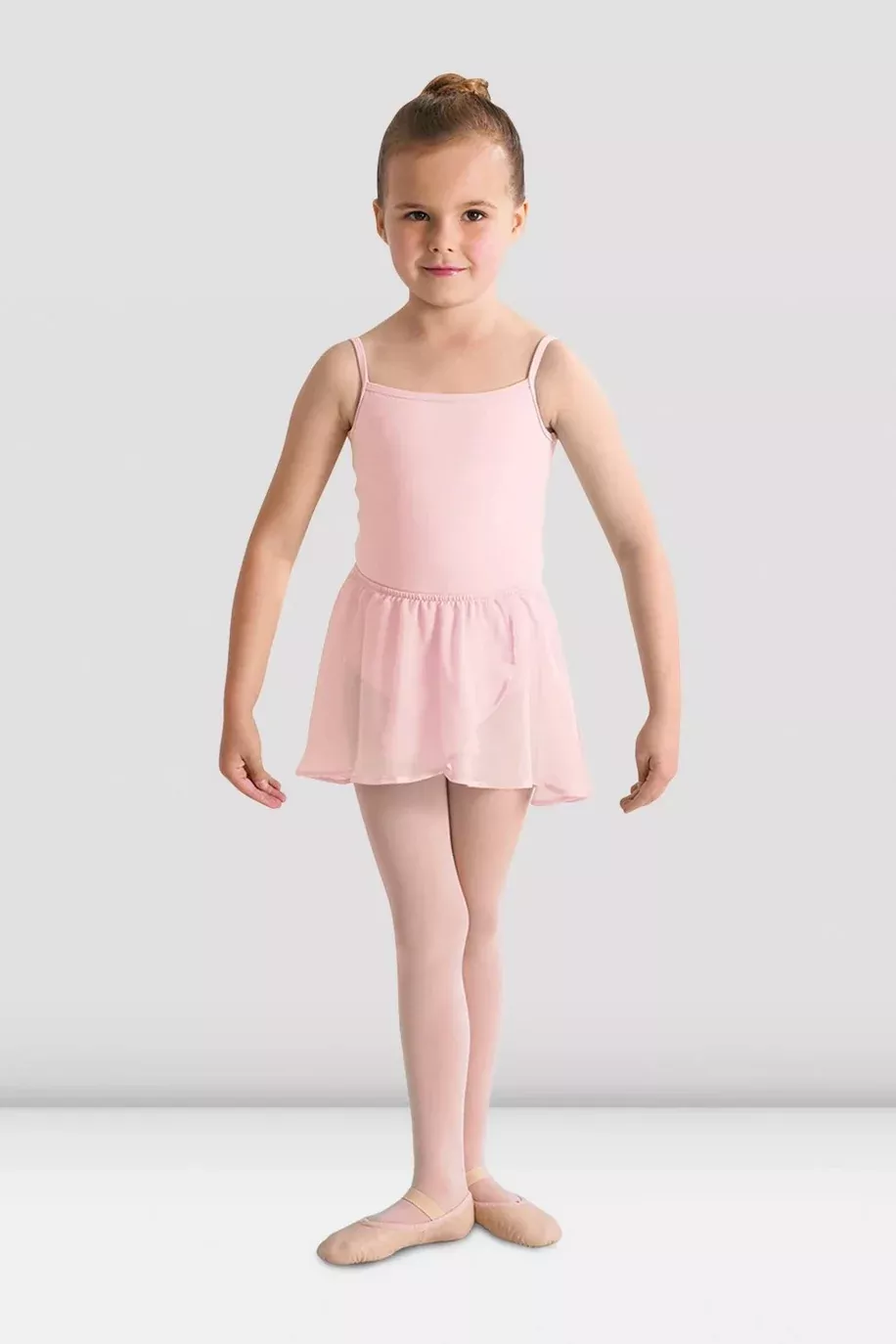 LIGHT PINK BALLET MOCK WRAP SKIRT