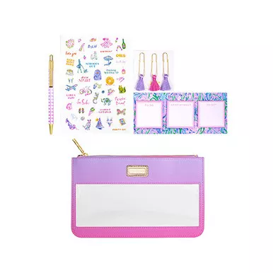 Lilly Pulitzer Agenda Bonus Pack Pouch Set