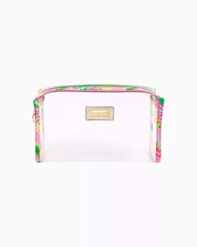 Lilly Pulitzer Clear Pencil Pouch