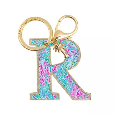 Lilly Pulitzer Initial Key Ring Clip