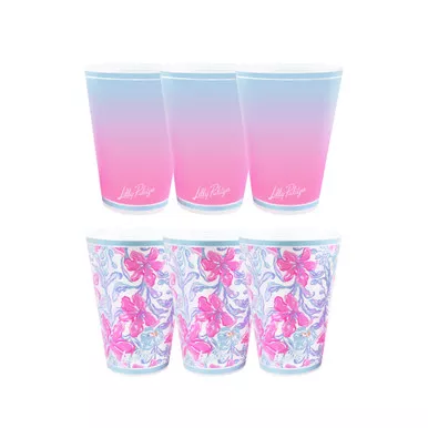 Lilly Pulitzer Pool Cups
