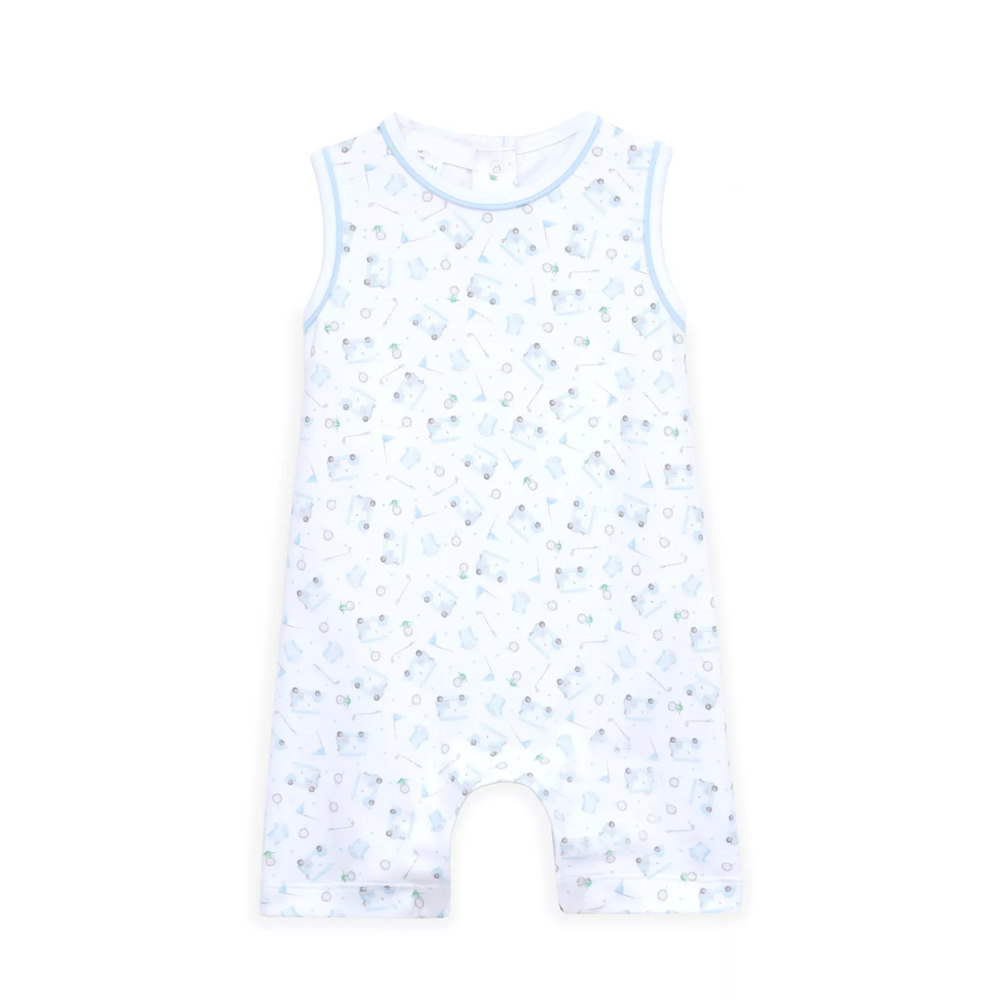 LITTLE GOLFER LIGHT BLUE SHORT PLAYSUIT