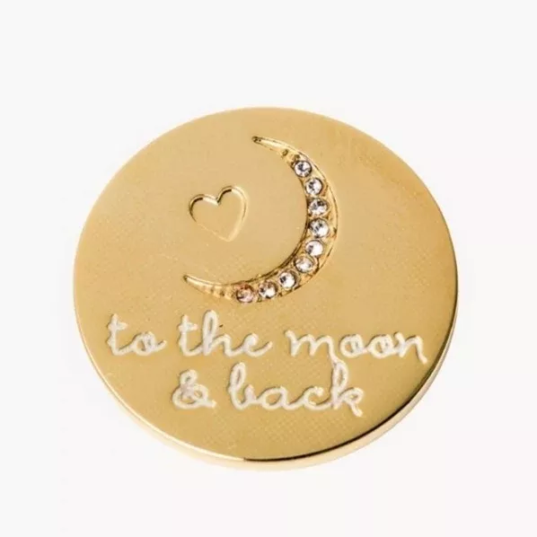 LOCKET NOTE GEM TO THE MOON AND BACK