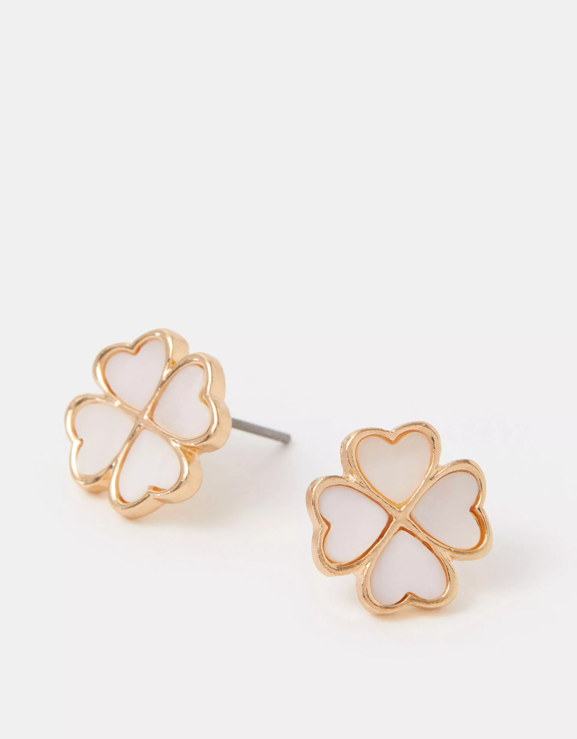Lucky Clover Stud Earrings