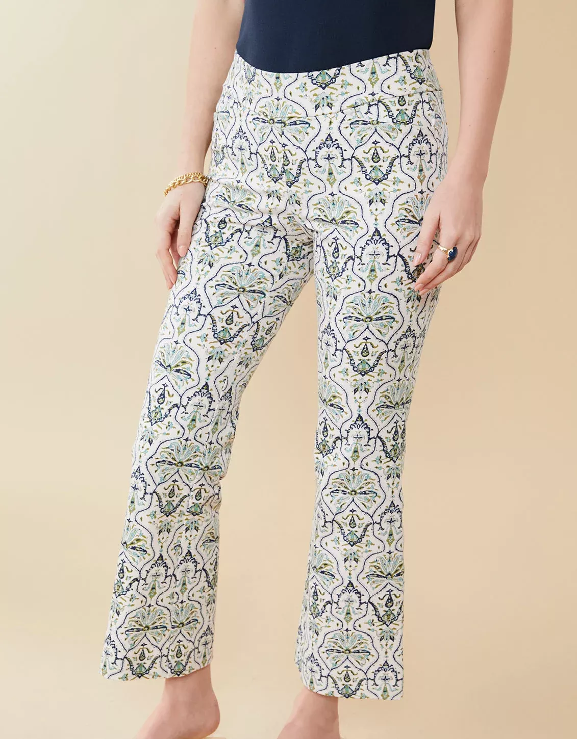 Maren Kick Flare Pant Hamilton Rug Cream