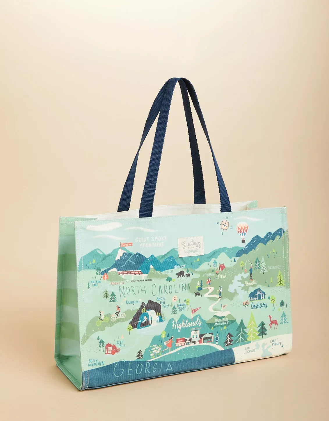 Market Tote Blue Ridge Mountains