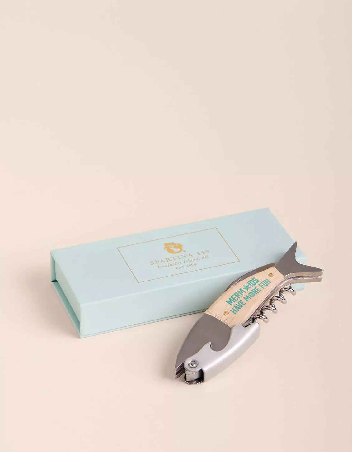 "Mermaids Have More Fun" Wine Corkscrew in Gift Box