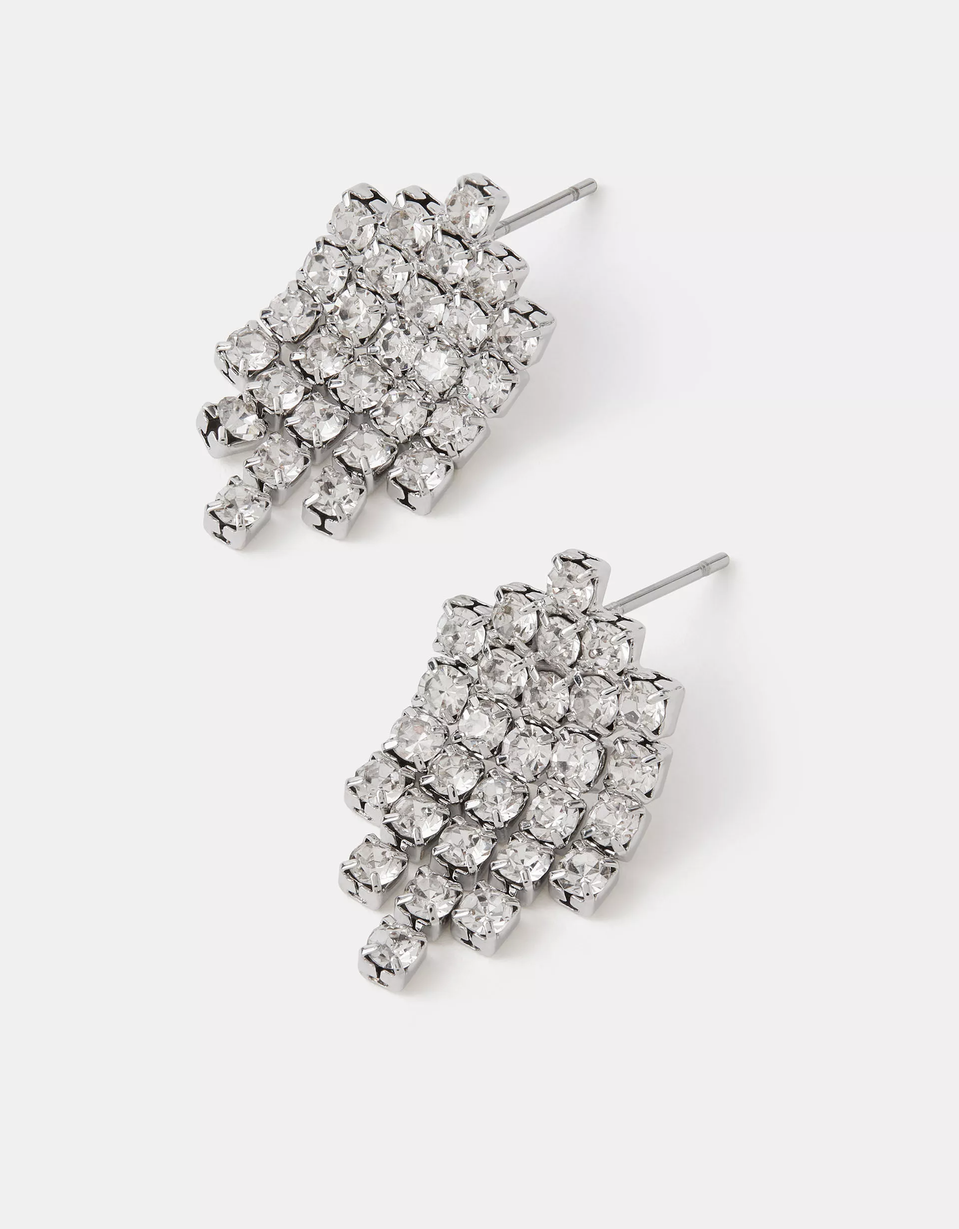Mini Cascade Diamanté Drop Earrings