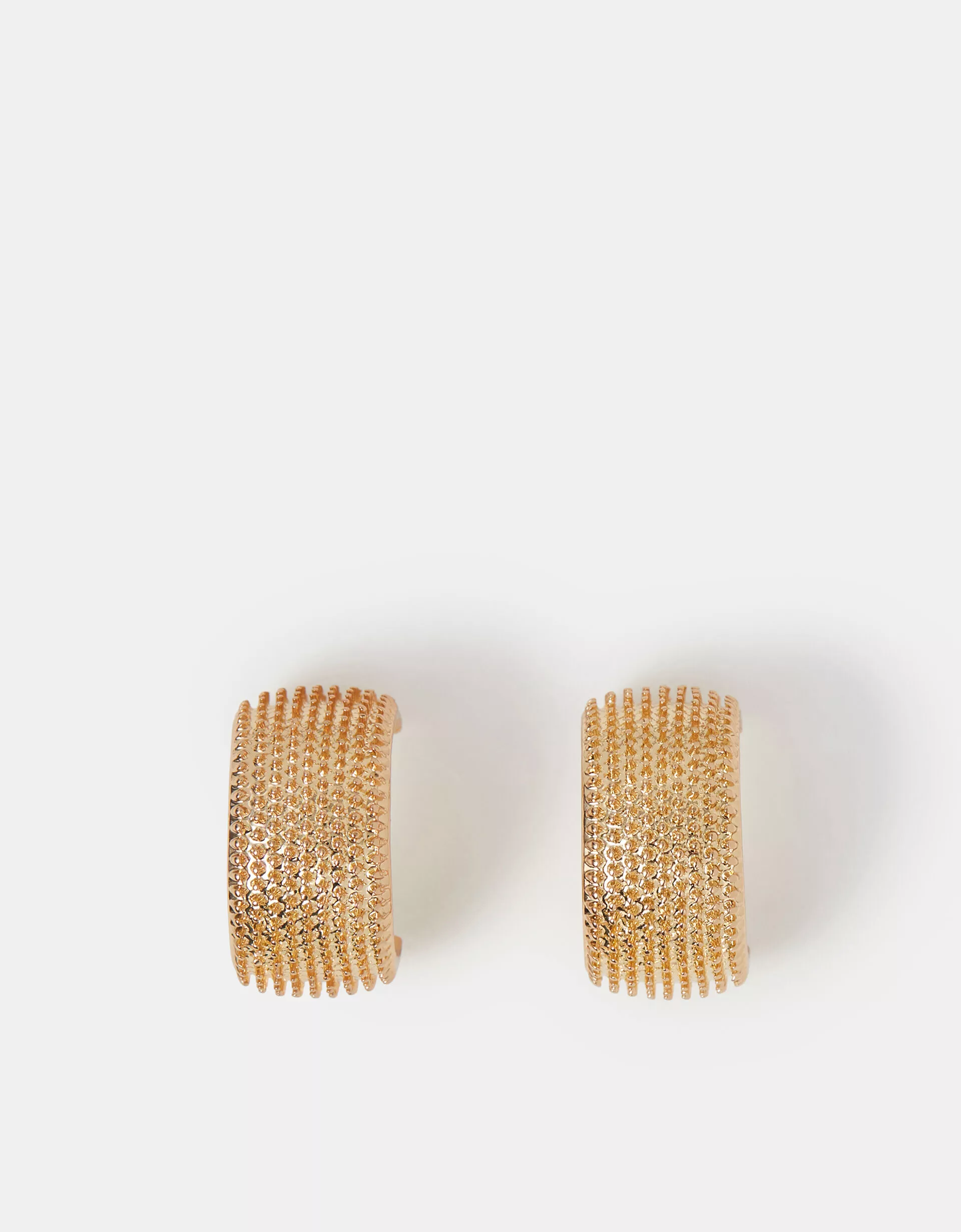 Mini Texture Huggie Hoop Earrings