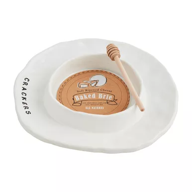 Mud Pie Ceramic Brie Baking Serving Set