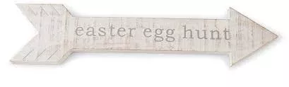 MUDPIE EGG HUNT ARROW SIGN