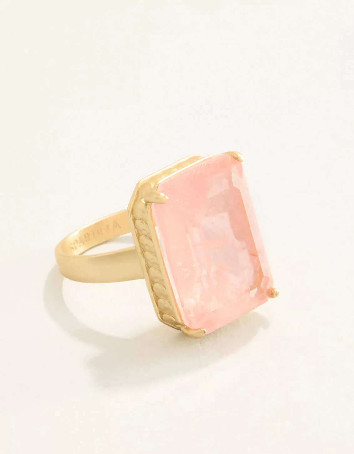 Naiad Rectangle Ring Pink