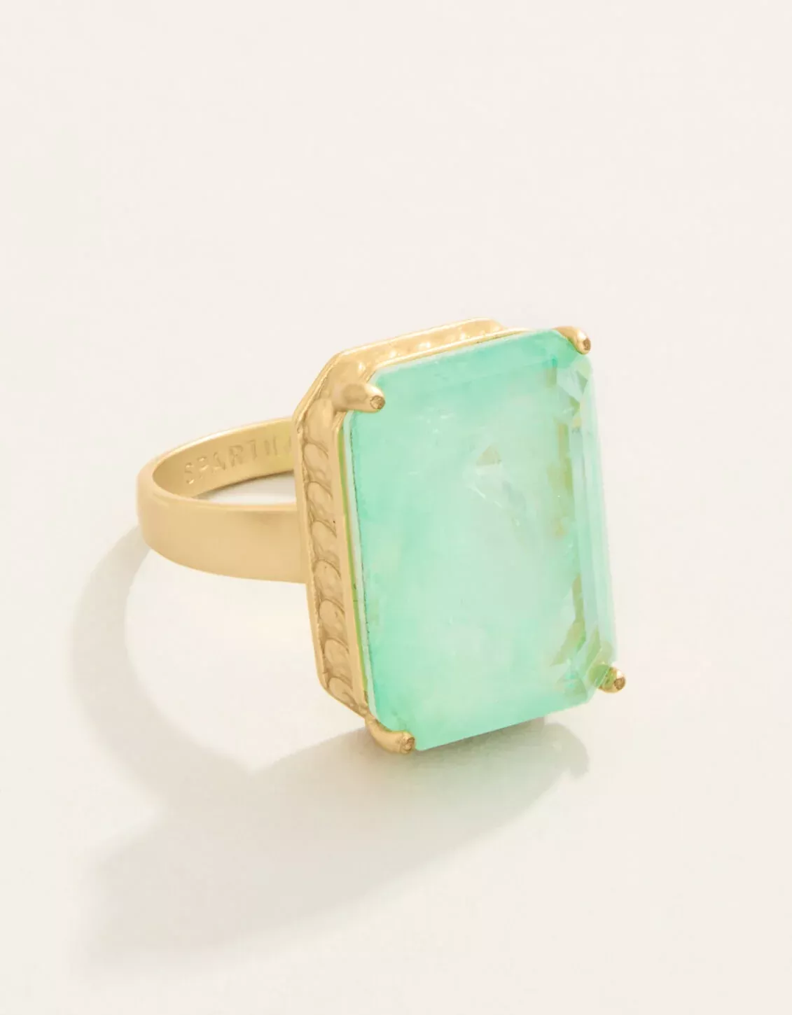 Naiad Rectangle Ring Sea Foam