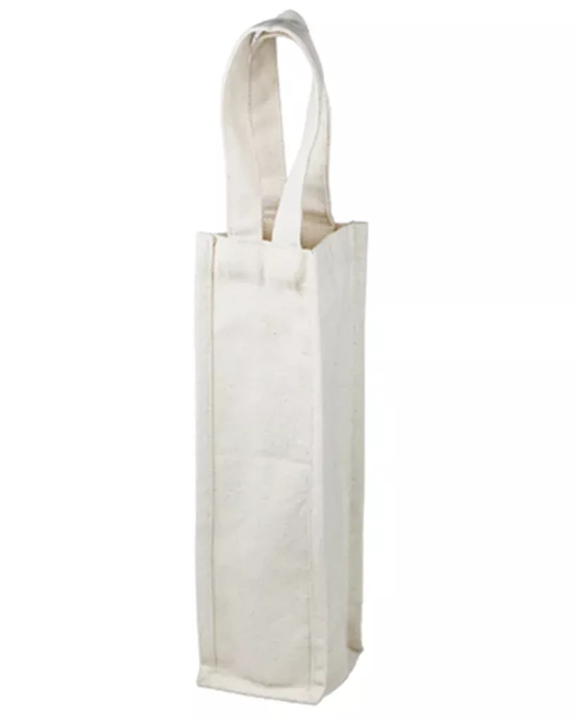Natural White Canvas Wine Bag for Wedding Decorations